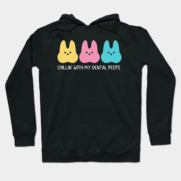 Dental Peeps | Dental Hygienist | Dental Staff | Dental Assistant Hoodie by Atelier Djeka